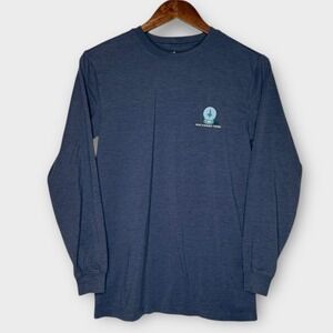 Southern Tide Catching Snow & Mistletoe Long Sleeve T-Shirt Winter Christmas XS